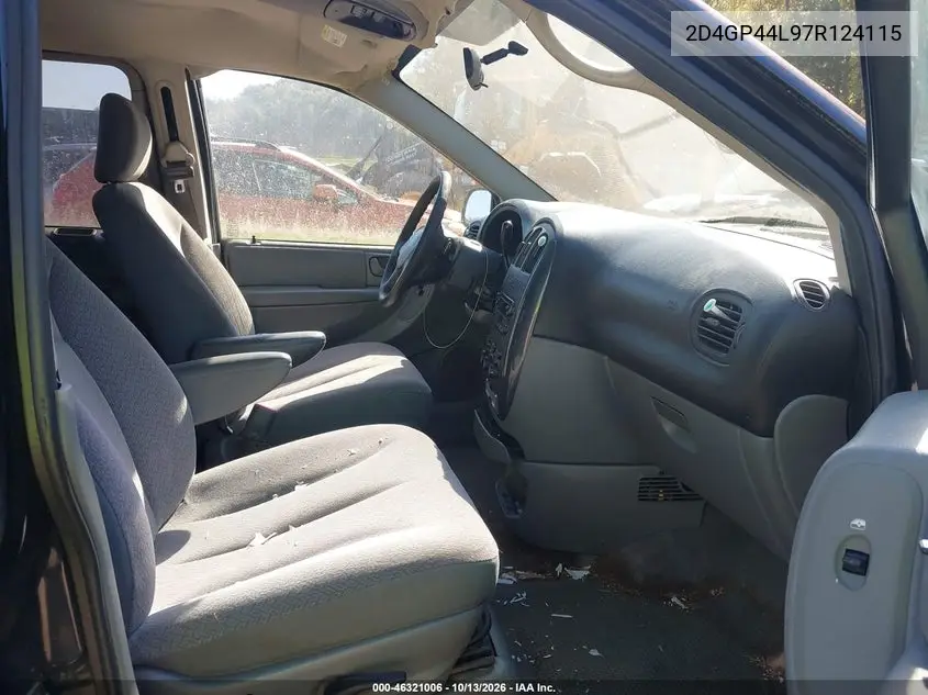 2007 DODGE CARAVAN VIN 2D4GP44L97R124115 — фото 5