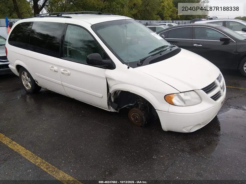 DODGE CARAVAN 2007, VIN 2D4GP44L87R188338
