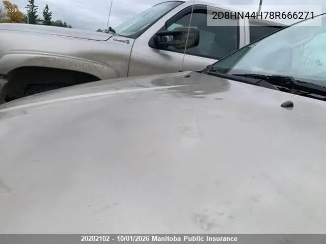 2008 DODGE CARAVAN VIN 2D8HN44H78R666271 — фото 6