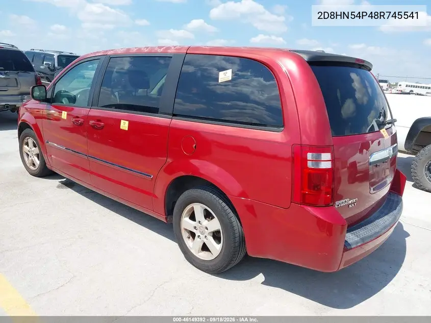 2008 DODGE CARAVAN VIN 2D8HN54P48R745541 — фото 3