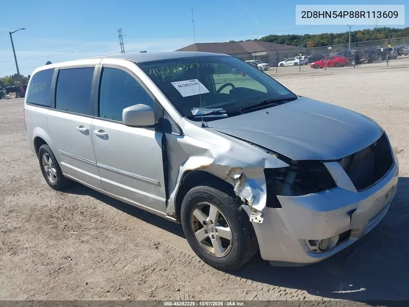 DODGE CARAVAN 2008, VIN 2D8HN54P88R113609