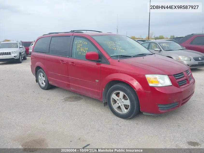 DODGE CARAVAN 2009, VIN 2D8HN44EX9R587927
