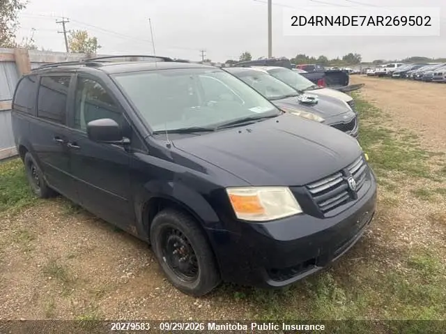 DODGE CARAVAN 2010, VIN 2D4RN4DE7AR269502