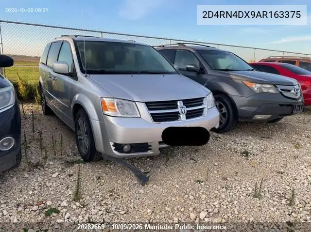 DODGE CARAVAN 2010, VIN 2D4RN4DX9AR163375
