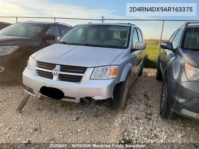 2010 DODGE CARAVAN VIN 2D4RN4DX9AR163375 — фото 2