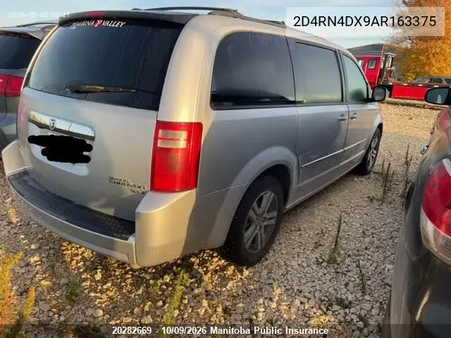 2010 DODGE CARAVAN VIN 2D4RN4DX9AR163375 — фото 4