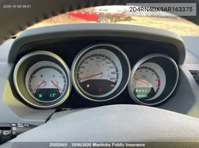 2010 DODGE CARAVAN VIN 2D4RN4DX9AR163375 — фото 7