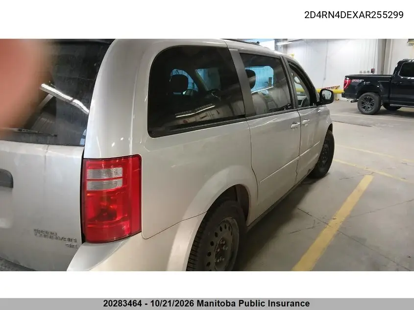 2010 DODGE CARAVAN VIN 2D4RN4DEXAR255299 — фото 3