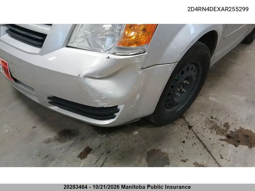 2010 DODGE CARAVAN VIN 2D4RN4DEXAR255299 — фото 5