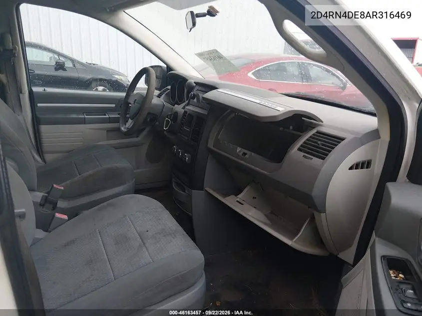 2010 DODGE CARAVAN VIN 2D4RN4DE8AR316469 — фото 5
