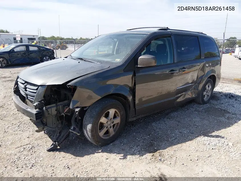 2010 DODGE CARAVAN VIN 2D4RN5D18AR261458 — фото 2