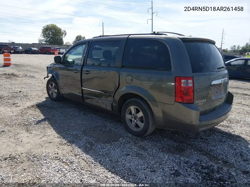 2010 DODGE CARAVAN VIN 2D4RN5D18AR261458 — фото 3