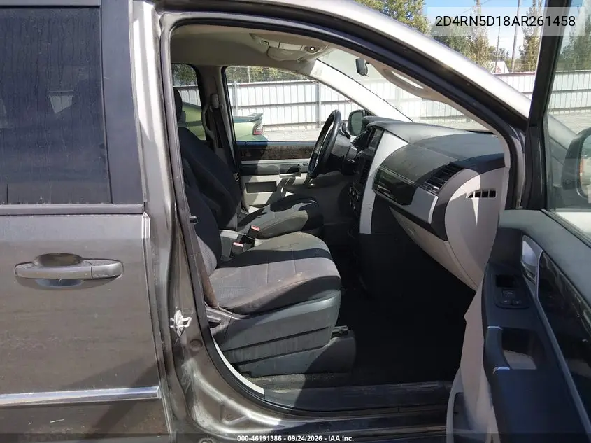 2010 DODGE CARAVAN VIN 2D4RN5D18AR261458 — фото 5