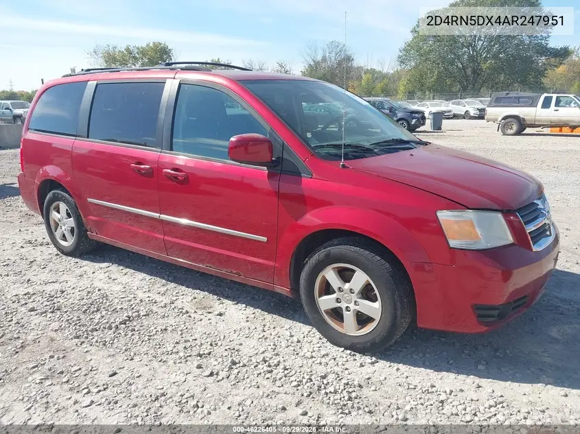 DODGE CARAVAN 2010, VIN 2D4RN5DX4AR247951