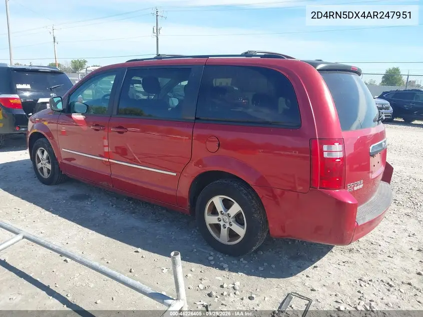 2010 DODGE CARAVAN VIN 2D4RN5DX4AR247951 — фото 3