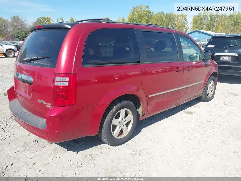2010 DODGE CARAVAN VIN 2D4RN5DX4AR247951 — фото 4