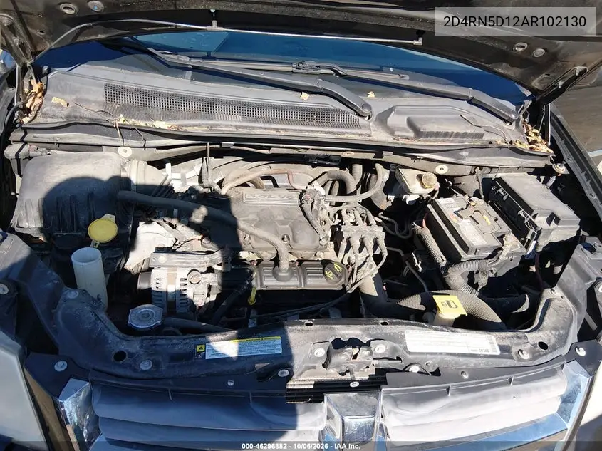2010 DODGE CARAVAN VIN 2D4RN5D12AR102130 — фото 10