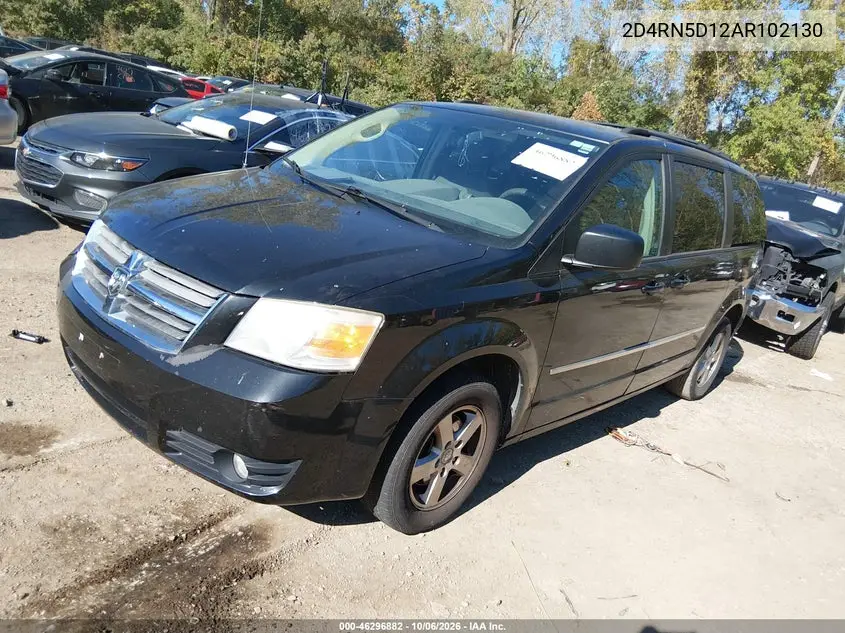 2010 DODGE CARAVAN VIN 2D4RN5D12AR102130 — фото 2