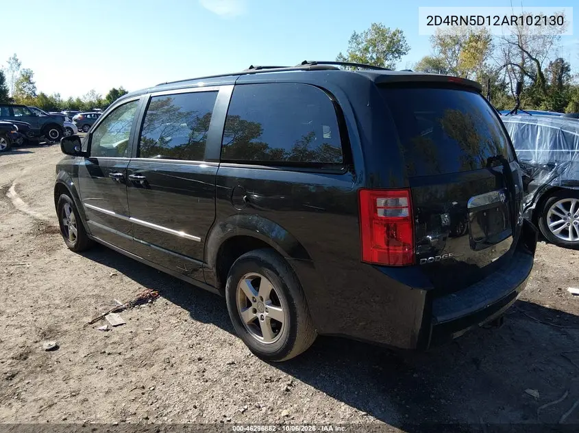 2010 DODGE CARAVAN VIN 2D4RN5D12AR102130 — фото 3