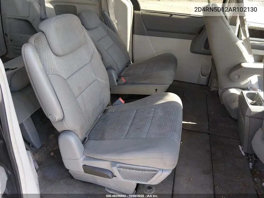 2010 DODGE CARAVAN VIN 2D4RN5D12AR102130 — фото 8