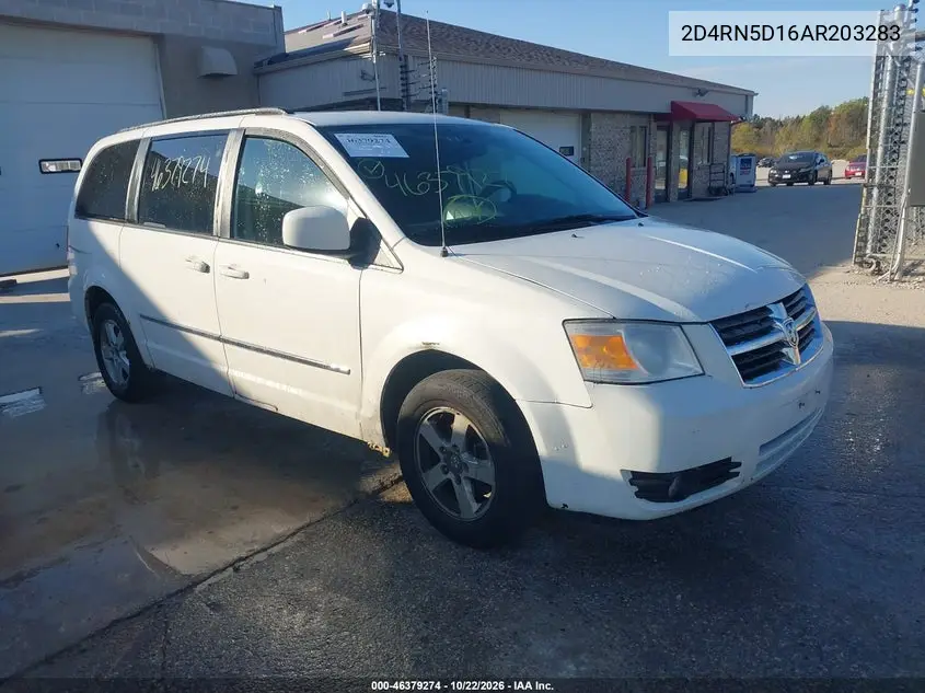 DODGE CARAVAN 2010, VIN 2D4RN5D16AR203283