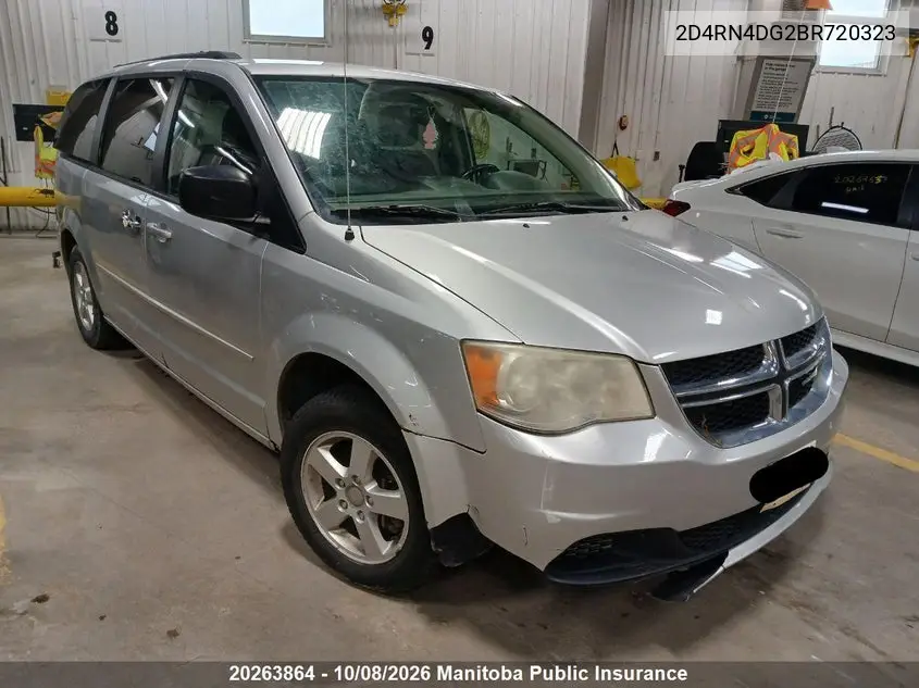 DODGE CARAVAN 2011, VIN 2D4RN4DG2BR720323