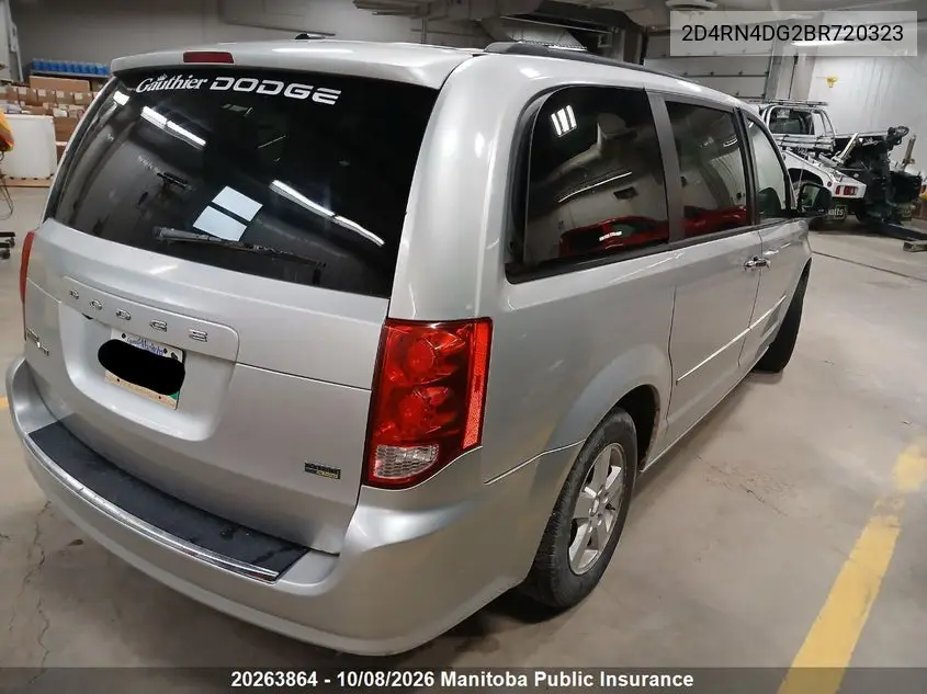 2011 DODGE CARAVAN VIN 2D4RN4DG2BR720323 — фото 4