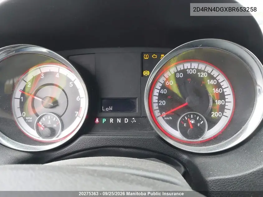 2011 DODGE CARAVAN VIN 2D4RN4DGXBR653258 — фото 14