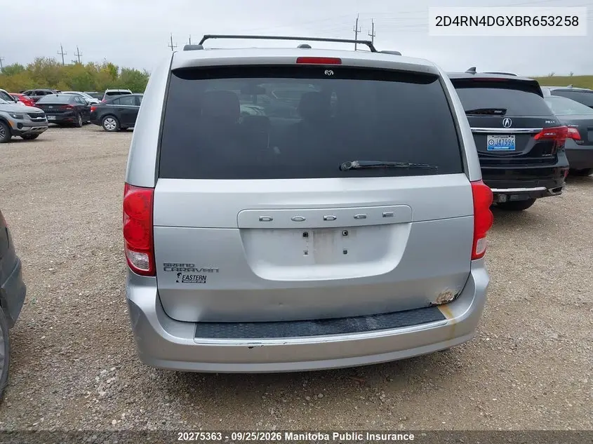2011 DODGE CARAVAN VIN 2D4RN4DGXBR653258 — фото 15