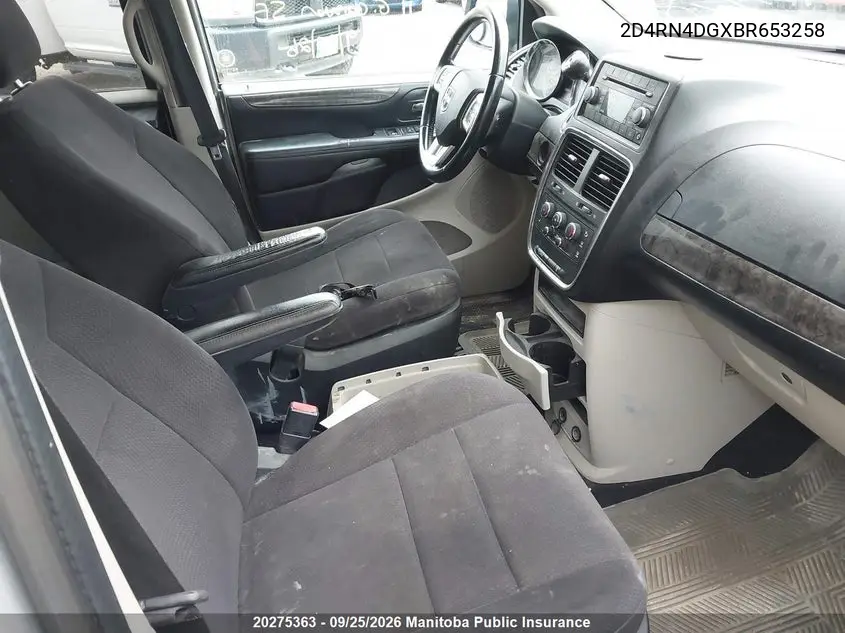 2011 DODGE CARAVAN VIN 2D4RN4DGXBR653258 — фото 5
