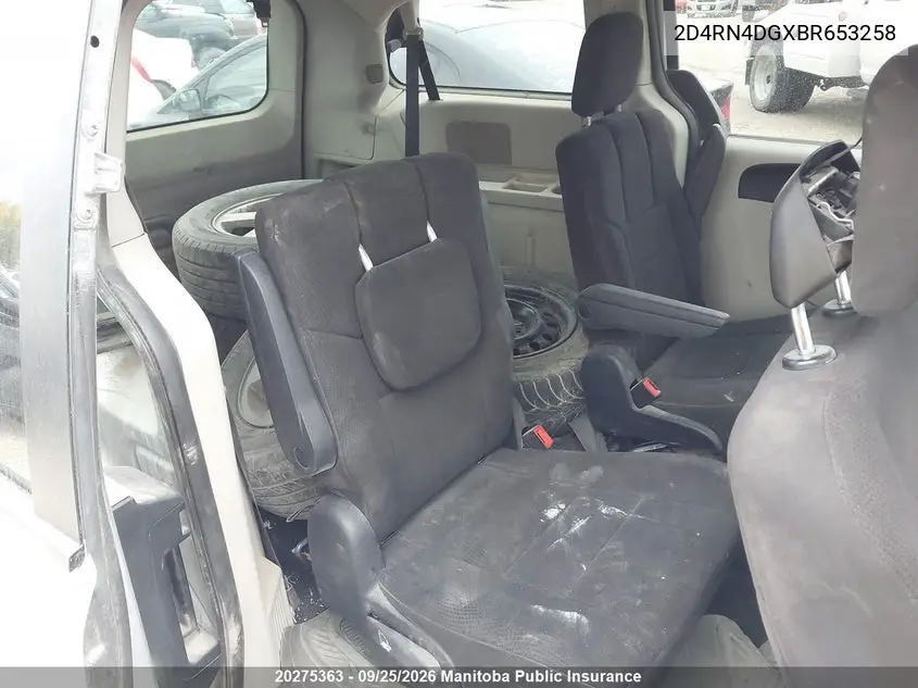 2011 DODGE CARAVAN VIN 2D4RN4DGXBR653258 — фото 7