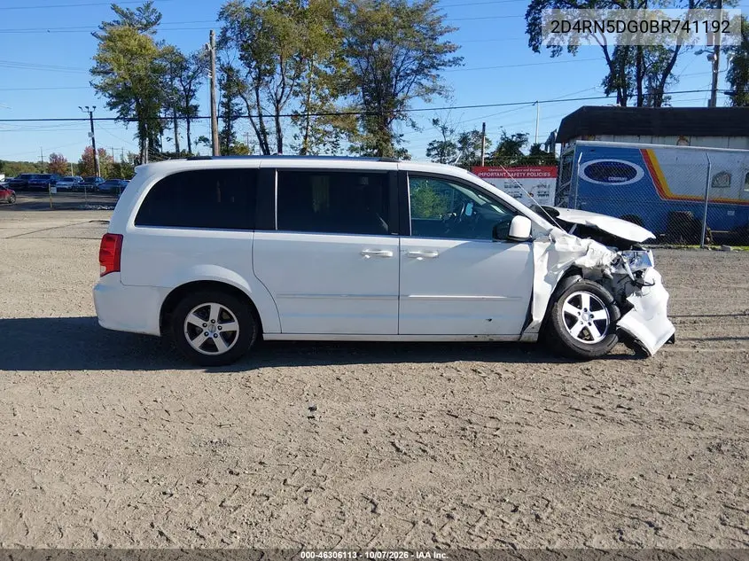 2011 DODGE CARAVAN VIN 2D4RN5DG0BR741192 — фото 12