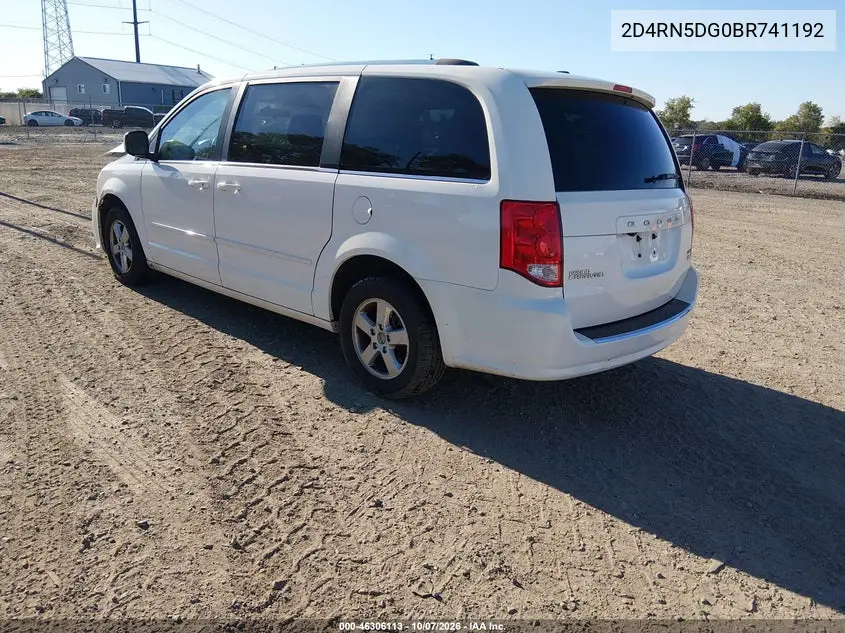2011 DODGE CARAVAN VIN 2D4RN5DG0BR741192 — фото 3