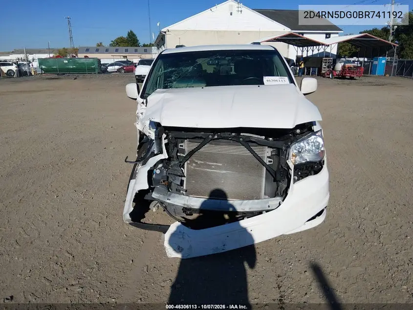 2011 DODGE CARAVAN VIN 2D4RN5DG0BR741192 — фото 6