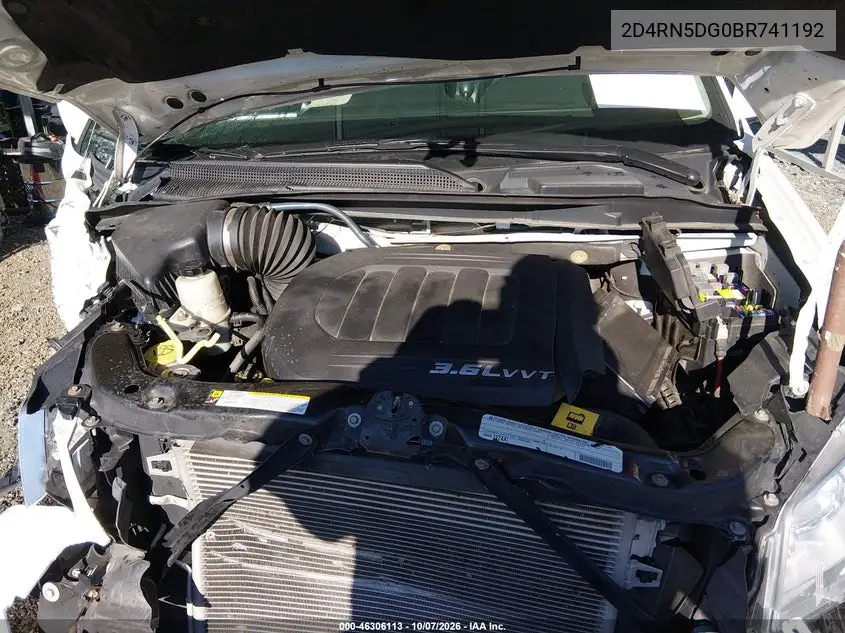 2011 DODGE CARAVAN VIN 2D4RN5DG0BR741192 — фото 9