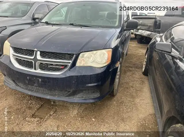 DODGE CARAVAN 2012, VIN 2C4RDGBG5CR239164