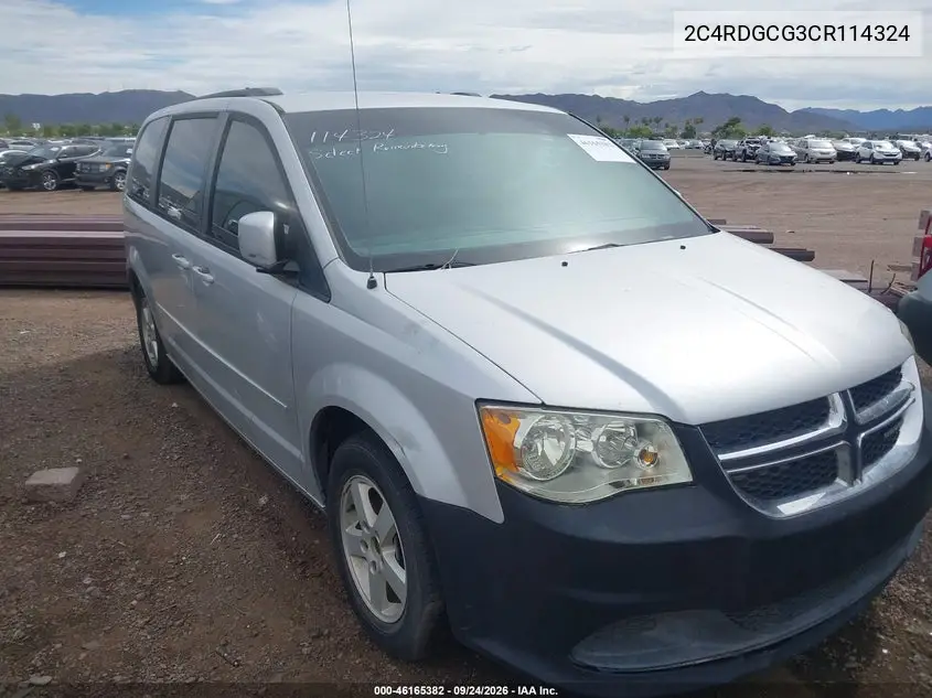 DODGE CARAVAN 2012, VIN 2C4RDGCG3CR114324