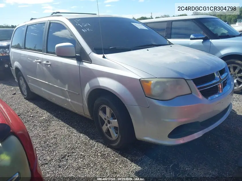 DODGE CARAVAN 2012, VIN 2C4RDGCG1CR304798