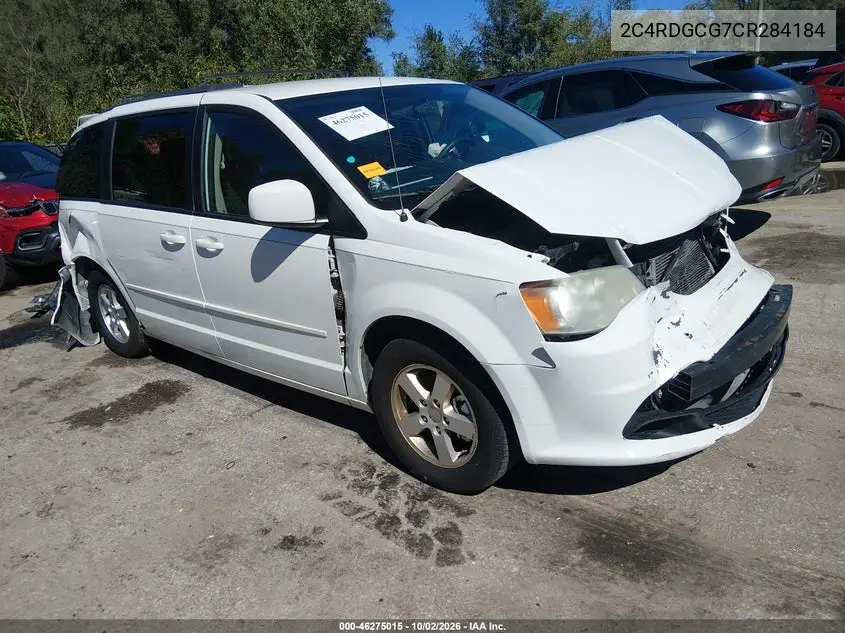 DODGE CARAVAN 2012, VIN 2C4RDGCG7CR284184