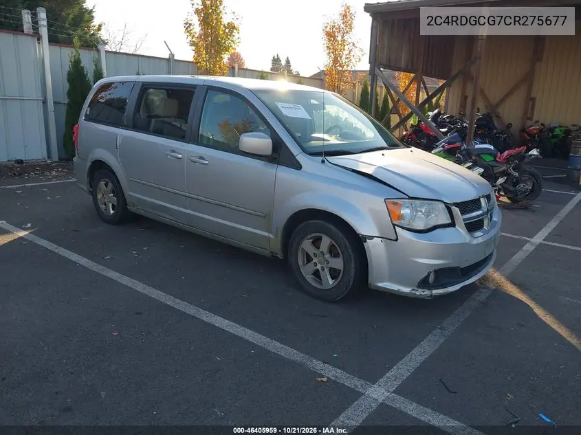 DODGE CARAVAN 2012, VIN 2C4RDGCG7CR275677