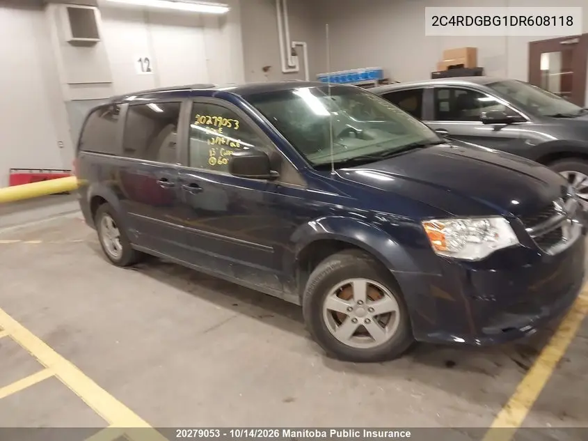 DODGE CARAVAN 2013, VIN 2C4RDGBG1DR608118
