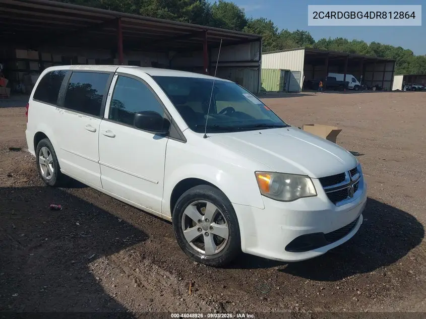 DODGE CARAVAN 2013, VIN 2C4RDGBG4DR812864