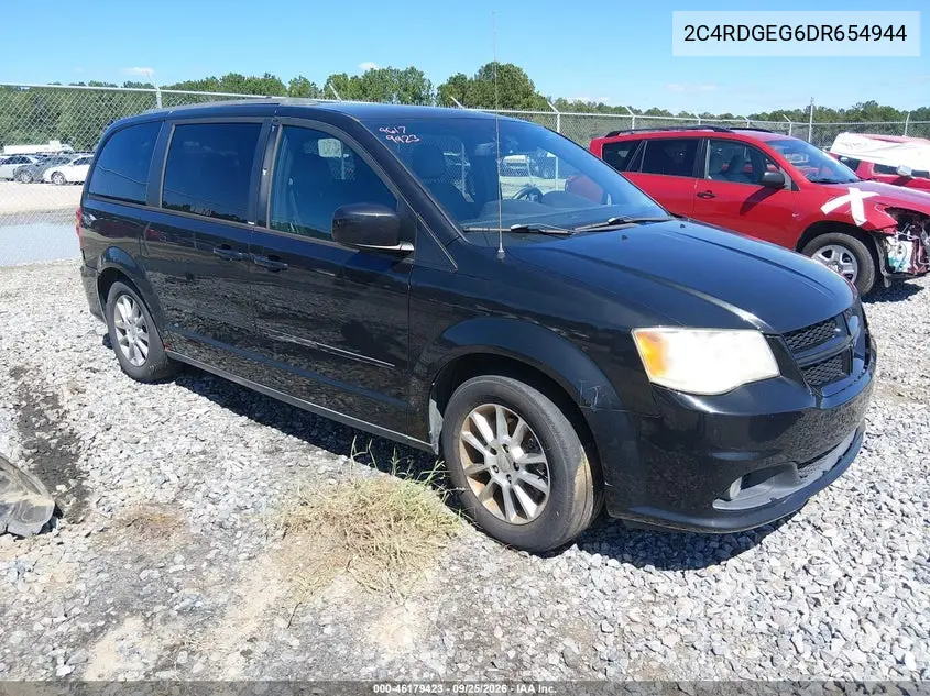 DODGE CARAVAN 2013, VIN 2C4RDGEG6DR654944