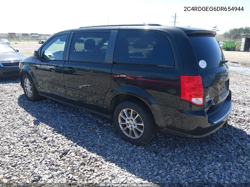 2013 DODGE CARAVAN VIN 2C4RDGEG6DR654944 — фото 3
