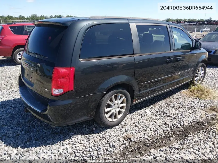2013 DODGE CARAVAN VIN 2C4RDGEG6DR654944 — фото 4