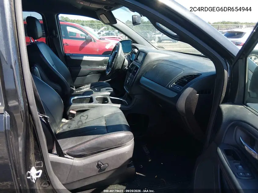 2013 DODGE CARAVAN VIN 2C4RDGEG6DR654944 — фото 5