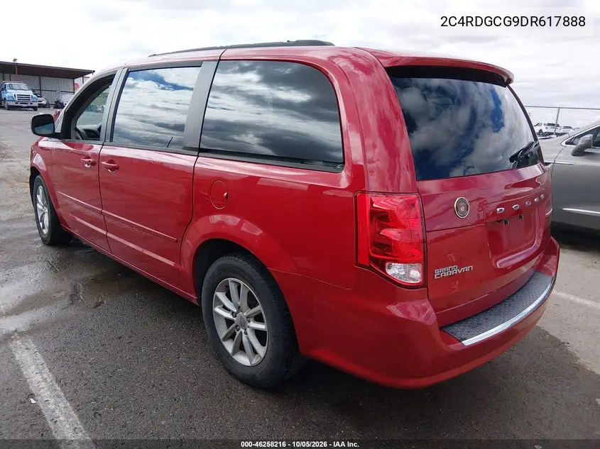 2013 DODGE CARAVAN VIN 2C4RDGCG9DR617888 — фото 3