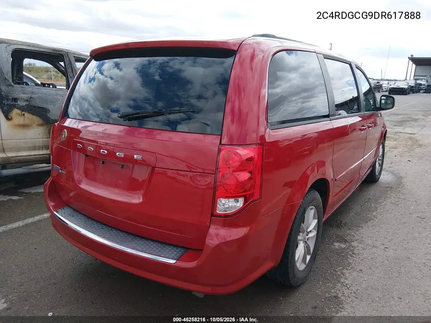 2013 DODGE CARAVAN VIN 2C4RDGCG9DR617888 — фото 4