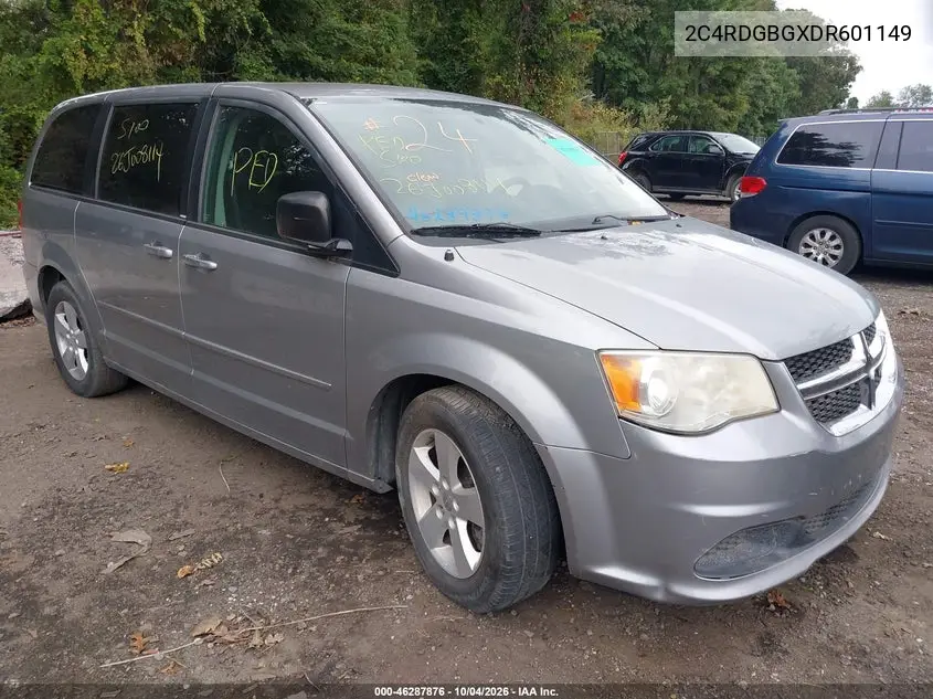 DODGE CARAVAN 2013, VIN 2C4RDGBGXDR601149
