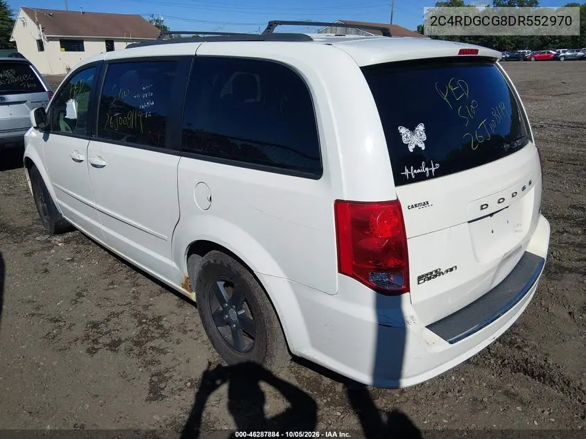 2013 DODGE CARAVAN VIN 2C4RDGCG8DR552970 — фото 3